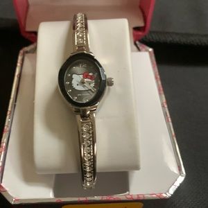 COPY - New Hello Kitty, detailed with stones bracelet watch New Battery😎